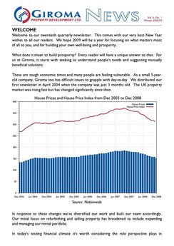 Giroma News: Volume 6, Number 1; Winter 2008-09
